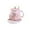 Pink, variant on Coffee Mug Warmer, Desktop Beverage Warmer, Temperature Controlled Ceramic Coffee Tea Cup Warmer Set with Lid and Spoon, Multicolor Fast Heating 400ml Capacity