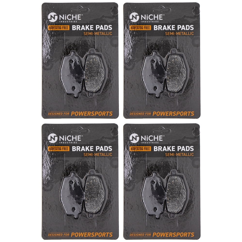 Niche Front Brake Pad Set for Yamaha XT225 Semi-Metallic Motorcycle 4