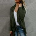 thumbnail image 3 of Poncho Cardigan pour Femmes Mode Ourlet Châle avec Franges Pull Décontracté Ample pour Dames, 3 of 5