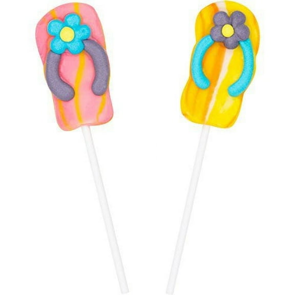 Flip Flop Swirl Pops - Edibles - 12 Pieces