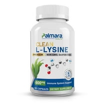 L-Lysine 600mg - Clean Vegan Capsules - 120 Count - Palmara Health