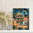 thumbnail image 2 of Fantasy Castle Town Canvas Print/Wall Art，Suitable for Living Room，Bedroom，Office，Dining Room，Hotel Decoration., 2 of 8