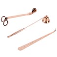 thumbnail image 1 of 3PCS Candle Accessory Set Candle Wick Trimmer Cutter Snuffer Extinguisher Wick Dipper Gift SuppliesRose Gold, 1 of 5