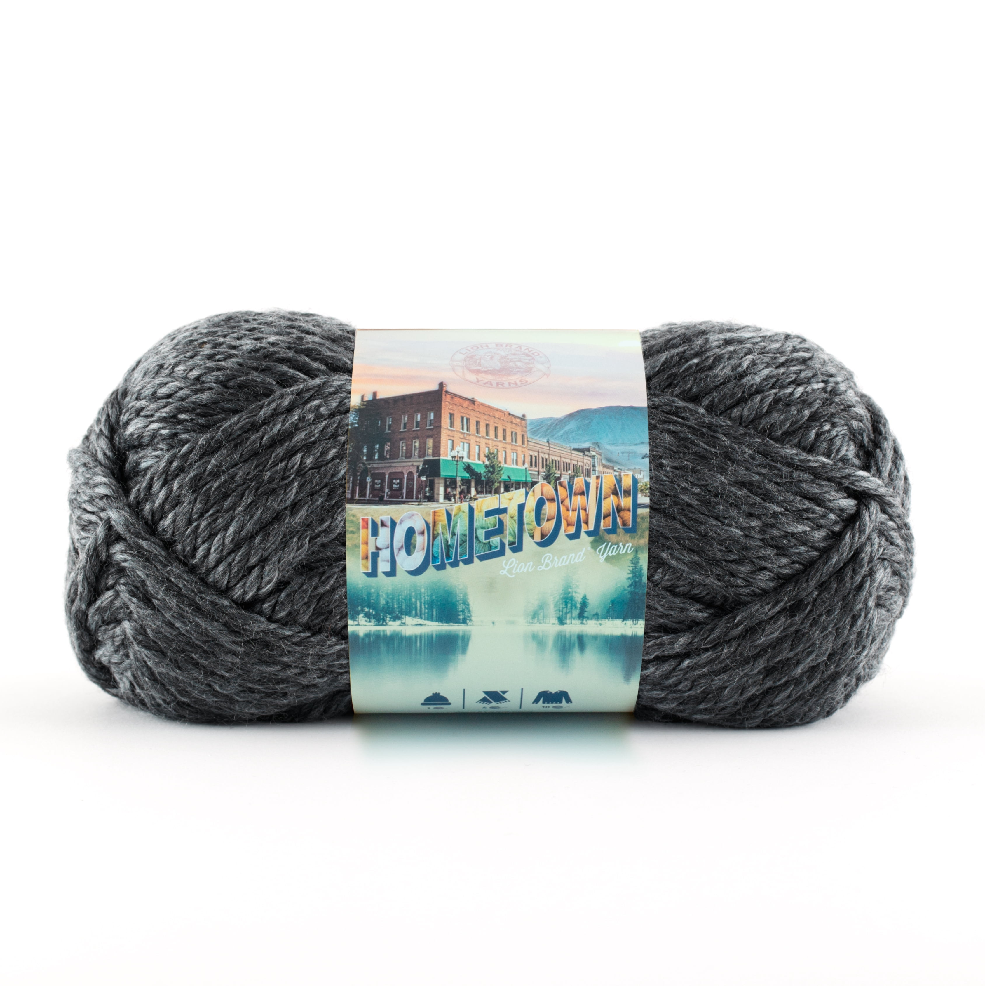 Lion Brand Yarn Hometown 50 Shades Pack COLOR135-011 Super Bulky Yarn Acrylic Yarn 12 Pack