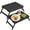 Black-2pc, variant on Artmalle Bed Tray Table with Folding Legs,Bamboo Breakfast in Bed for TV Table, Laptop Computer Tray,Eating,Snack Tray(Bamboo)