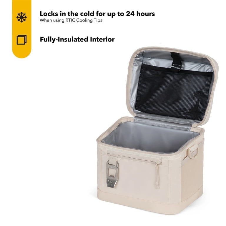 RTIC 8 Can Everyday Cooler, Insulated Soft Cooler with Collapsible