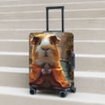 thumbnail image 2 of Lsque Valley Meditating Guinea Pig Printed Luggage Cover, Travel Luggage Protector,Scratch and Dirt Resistant, Fits 18-32 Inch Luggage - Medium, 2 of 9