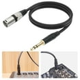 thumbnail image 6 of Yucurem 1/4 Inch To Xlr Cable Quarter Inch To Xlr Male Balanced Interconnect Cord (2M), 6 of 10