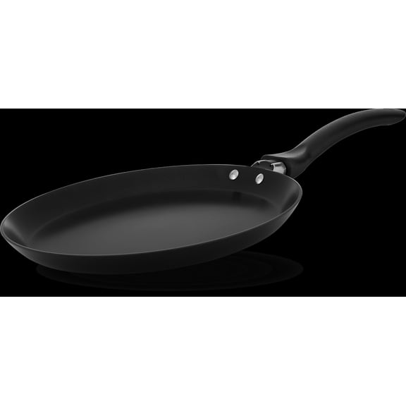 Hascevher Teflon Classic Nonstick 11 Inch Crepe Pan Black CR11