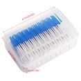 thumbnail image 2 of Interdental Brush Toothpick Tooth Flossing Double-Head Brush 160 Count Small Gaps, 2 of 8