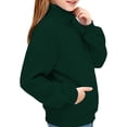 thumbnail image 6 of Ruyang Mock Neck Sweatshirt for Teen Girls Oversized Crewneck Pullover Tops Fall Winter Trendy Hoodies Pockets, 6 of 8