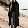 thumbnail image 4 of Cmfcve Womens Plus Size Puffer Vest Long Hooded Sleeveless Jacket Zip Snap Front Winter Casual Layering Outerwear, 4 of 9