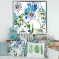 thumbnail image 3 of Designart 'Daisies With Green Leaves and Background' Traditional Framed Art Print, 3 of 4