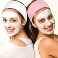 thumbnail image 4 of Diadema de spa facial - Envoltura de baño de ducha de maquillaje Diadema deportiva Tela de rizo Toalla elástica ajustable con velcro Vhermosa 221792-3, 4 of 4