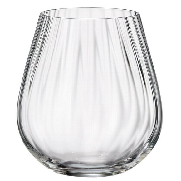 Juego de 6 Vasos de Vidrio 380 ml Bohemia Crystalite