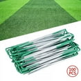 thumbnail image 3 of 20 Pcs Agrafes Fixes en Forme de U Enduites d'Acier Vert 6 Pouces, 3 of 4