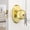 Satin Gold, variant on Keyed Entry Door Knob, Entry Door Knob with Lock and Key, Zinc Alloy Door Lock Set for Bedroom Front/Entrance, Satin Gold, 1Pack
