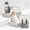 2PK-Ivory White, variant on Stainless Steel Cat Litter Box with High Sides Lid, Extra Large XL for Big Cats