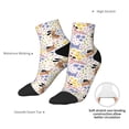 thumbnail image 6 of Pofeuu Floral Puppy Print 30cm Socks, Adult Running Hiking Socks for Youth and Adult, 6 of 7