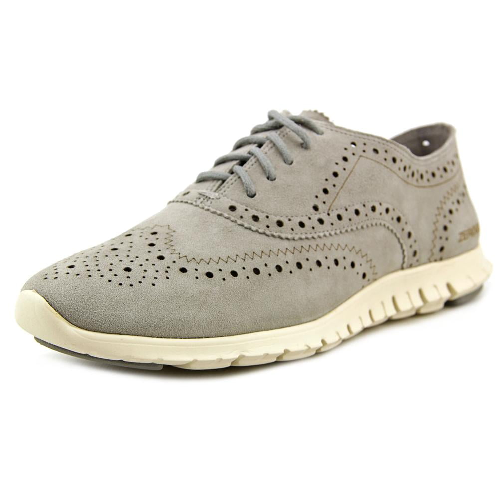 Cole Haan - Cole Haan Zerogrand Wingtip Ox Women Round Toe Suede Gray Oxford - Walmart.com