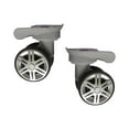 thumbnail image 4 of yotijay 2Pcs Luggage Wheels Suitcase Casters Double Row Wheels Replacement Swivels Wheel Light Gray, 4 of 9