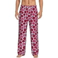 thumbnail image 2 of Goofa Rose Flowers Printed Soft Pajama Pants for Men, Wide Leg Comfy Casual Lounge Yoga Pants-XX-Large, 2 of 9