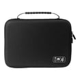 thumbnail image 4 of Estuche Rígido para Cortapelos con Organizador Interior de Varios Niveles Bolsa de Almacenamiento Portátil para Suministros de Barbería Maletín con Pr, 4 of 9