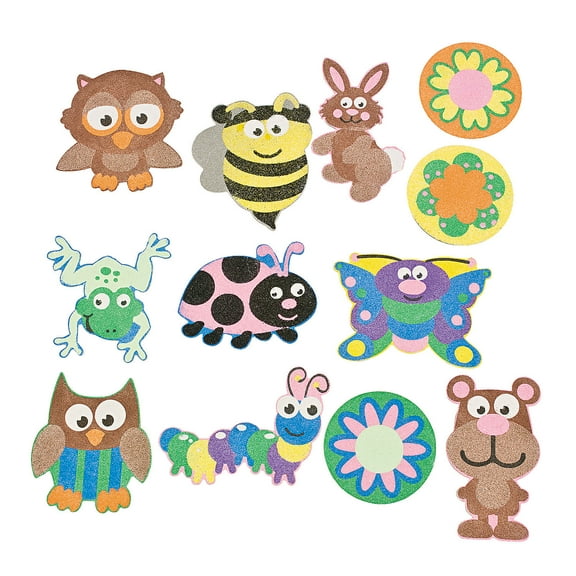 Everyday Super Sand Art Sets, Craft Supplies, Sheets, Sand Art, 24 Pieces, Multicolor