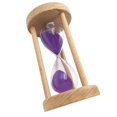 thumbnail image 2 of 8/8/12/20/25 tiempo de tiempo de tiempo de HOOLGSS SANDGUSE EMGUHR TEMPORIZADOR con , HORAMIENTOS VINTAGE, Decoración para hogar, Niños Y a Púrpura 6min CUTICAT Reloj de arena de madera, 2 of 7