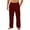 Wine_04N^908, variant on Fabrcox Mens Flannel Pj Pants Loose Fit Pajama Bottoms with Pockets Elastic Waist Winter Warm Casual Mid Waisted Home Pajama Bottoms Wine S