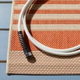 thumbnail image 3 of Safavieh Courtyard Caroline Striped Indoor/Outdoor Runner Rug, Terracotta/Beige, 2'3" x 14', 3 of 8