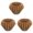 Café 3 pcs, variante sur YWIYIUD 150 Pcs Filtres à Café Portatifs Bruns Épaissis Naturels Panier-Filtre à Café Panier Pratique Filtre en Papier pour Cafetière Commerciale et Domestique pour une Expérience d'Infusion Pratique