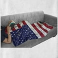 thumbnail image 6 of New York Soft Flannel Fleece Throw Blanket, Liberty and USA Flag Retro Style Enlightening World Famous, Cozy Plush for Indoor and Outdoor Use, 60" x 80", Dark Coral White, by Ambesonne, 6 of 6