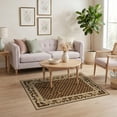 thumbnail image 3 of ODIKA Throw Bold Large Grid Interlocking Border Decorative Boho Couch Non-Slip Chair-Friendly for Home Office, Gaming Room, Under Desk, 3 of 6