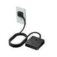 thumbnail image 1 of Tira de alimentación con protector contra sobretensiones, cable de extensión de enchufe plano TESSAN de 5 pies con 6 salidas, 3 cargadores USB (1 USB C), protección 1700J, estación de carga de múltipl, 1 of 5