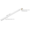 thumbnail image 3 of Boiler Water Level Probe, 1.6Mpa Sealing Pressure Resistance Water Level Electrode Probe Easy To Install G1/2 Brass Electrode  for Industrial Use, 3 of 7