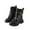 Black, variant on Boots for Girls Stylish Girls Ankle Boots For Fashion Toddlers And Kids With Durable Synthetic Leather Upper And Comfortable Cushioned Sole Sizes 10 Beige(4-4.5 Years)