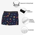thumbnail image 4 of Fotbe Space Dinosaur Men’s Total Support Pouch Boxer Briefs, X-Temp Cooling, Moisture-Wicking Underwear, Regular, Long-leg and Trunk-XX-Large, 4 of 6