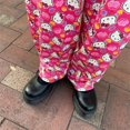 thumbnail image 4 of Pantalones de Hello Kitty Cinnamoroll para mujer, pantalón de pierna ancha, cintura alta, suelto, Sanrio, informal, fino, Y2K, Ins, Traf, moda, estampado, regalo, 4 of 4