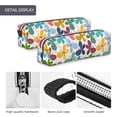 thumbnail image 4 of Honeii Colorful Butterflies Pattern Pencil Case, Pencil Pouch, Pencil Case Small, Pencil Pouch Aesthetic, PVC Pencil Pouch, Pencil Bag, Makeup Pouch, 4 of 7