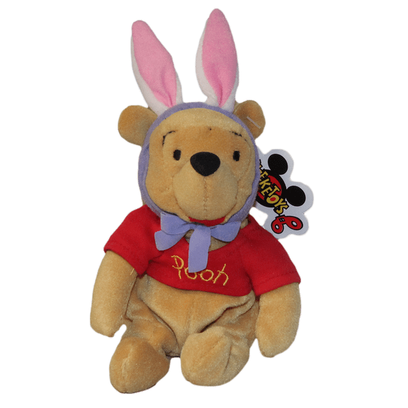 Disney Plush: Pooh Bear with Bunny Ears | Stuffed Animal