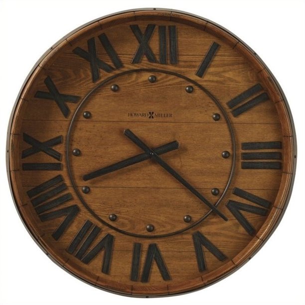 Howard Miller Wine Barrel Gallery Wall Clock Finish Walmart Com Howard Miller Wine Barrel Gallery Wall Clock Finish Walmart Com