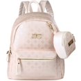 thumbnail image 2 of Girls Backpack - Girls 2 in 1 Cute Leather Backpack Shoulder Bag School Backpack Women (Beige), 2 of 5