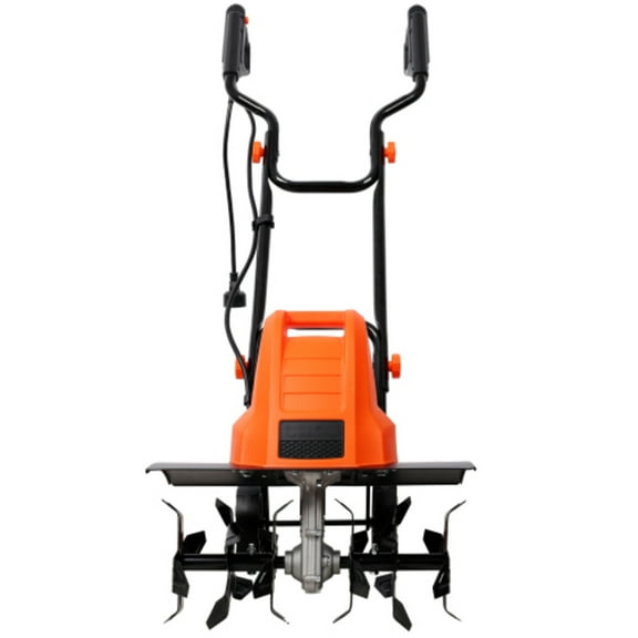 13.5AMP Electric Tiller 120V/60HZ,18-Inch Width 9-Inch Depth Corded Powerful Tiller With 24 Steel Tines Adjustable Wheels for Garden Lawn Yard