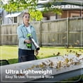 thumbnail image 6 of Greenworks 24V 12" Brushless String Trimmer and 270 CFM Brushless Leaf Blower Combo, Auto-Feed, 2.0Ah Battery, 30W USB-C Charger, 3-Year Warranty, 6 of 20