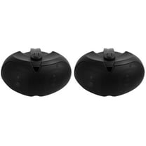 (2) Rockville D4-8 Black Dual 4" Wall Mount Swivel Outdoor Home Patio Speakers