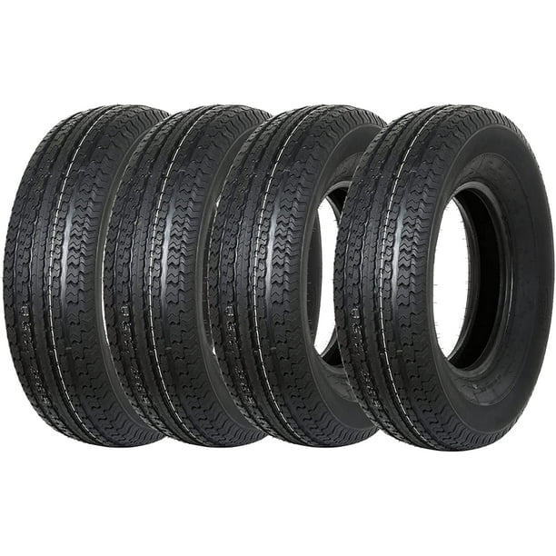 1Autodepot ST205/75R15 ST20575R15 Radial Trailer Tire, 8 Ply Load