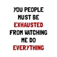 thumbnail image 3 of CafePress - Exhausted Mugs - 15 oz Ceramic Large White Novelty Mug, 3 of 6