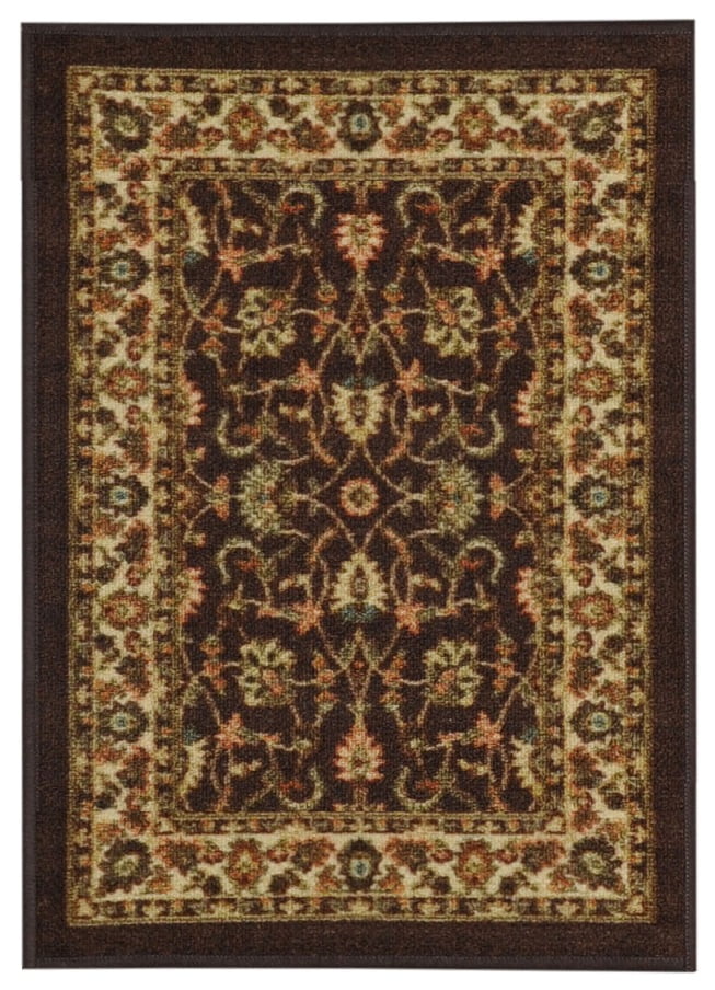 Maxy Home Hamam Collection HA-5088 (Non-Skid) Rubber Back Doormat 18-inch-by-31-inch 1'x2' by Rugnur