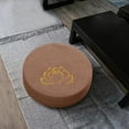 thumbnail image 1 of Cojín de meditación Asiento 16 Diámetro Cubierta con cremallera Accesorios de meditación Almohada de piso para sala de estar al aire libre Meditación Caqui 10cm, 1 of 8